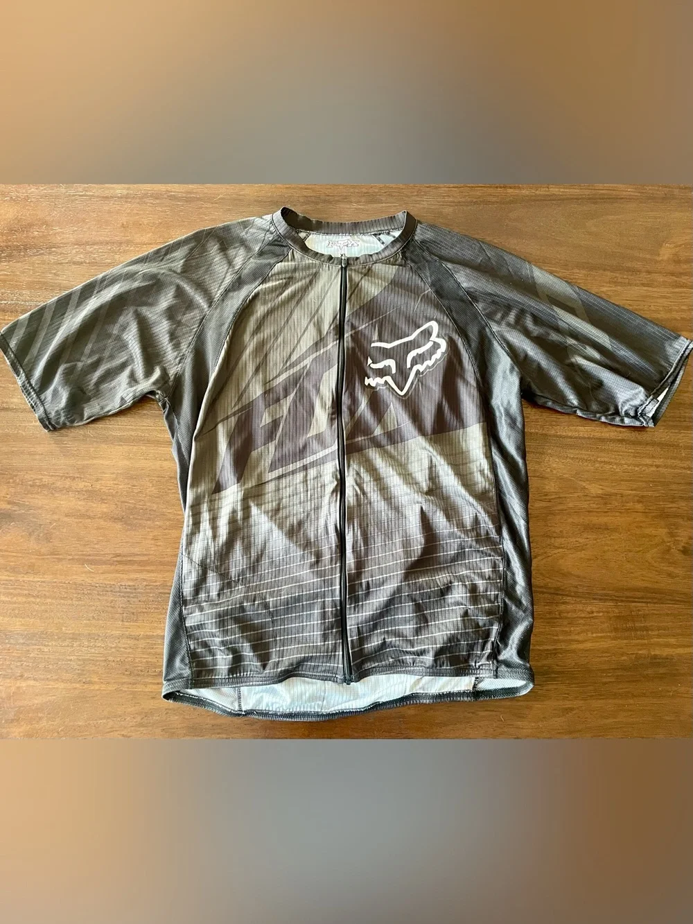 Fox Lightweight Short-Sleeve Cycling Jersey - Grey/Black